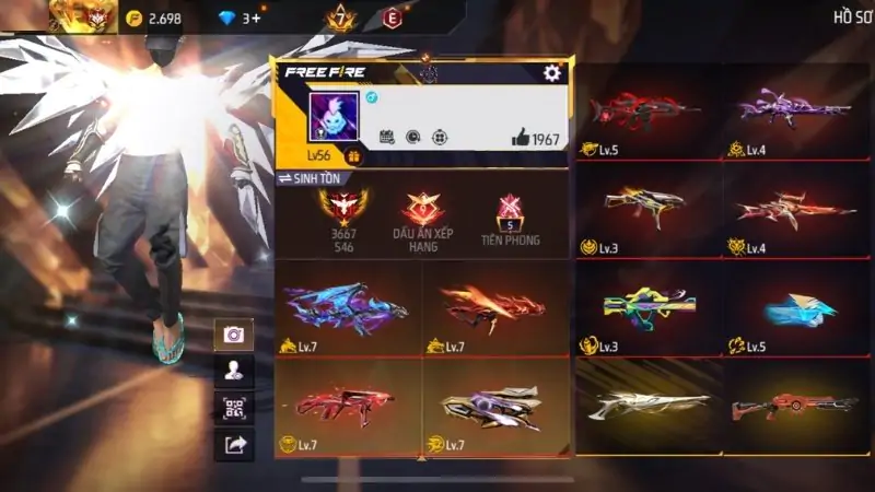 Tặng Acc FF Miễn Phí Trắng VIP (Chưa Ai Lấy)